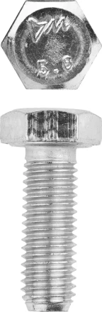 Болт ЗУБР &quot;МАСТЕР&quot; с шестигранной головкой, ГОСТ 7798-70, класс прочности 5.8, оцинкованный, M12x35мм, 5кг 303080-12-035 купить в Сургуте