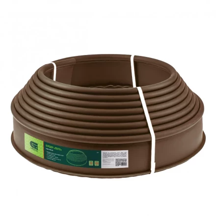 Бордюр &quot;Лента&quot; коричневый Сибртех 64551 купить в Сургуте