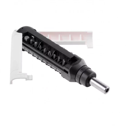 Отвертка реверсивная с набором бит и торцевых головок 15 шт CrV Matrix Pro 13343 купить в Сургуте