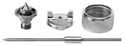 Комплект сменный к краскораспылителям серии &quot;EXPERT QUALITAT&quot;, арт. 06567: дюза, воздуш. головка, игла, 1,7 мм 06567-S-1.7 купить в Сургуте