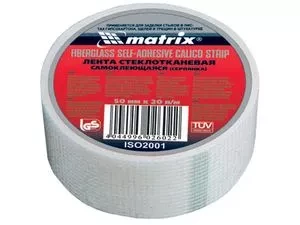 Серпянка самоклеящаяся 50 мм х 10м  MATRIX 89001 купить в Сургуте