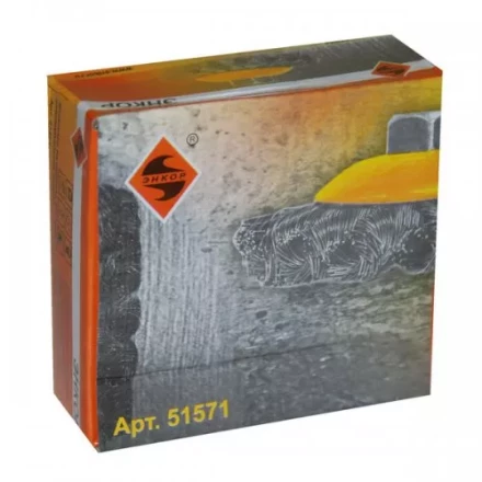 Щетка для УШМ М14/100 мм выгнутая сталь витая 51571 купить в Сургуте