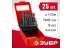 ЗУБР 25 шт, (1-13 мм), сталь Р4М2, класс В, мет.бокс, набор сверл по металлу (29605-H25) купить в Сургуте