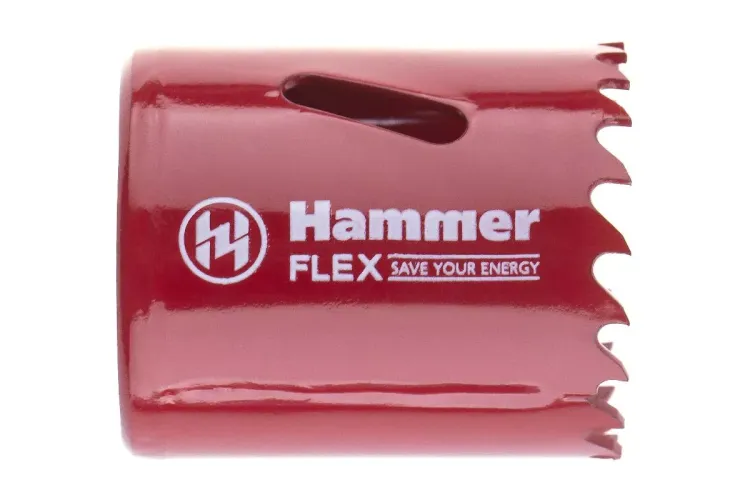 Коронка биметаллическая HAMMER Ф38х38мм 5/8" BiMETALL (224-008) купить в Сургуте