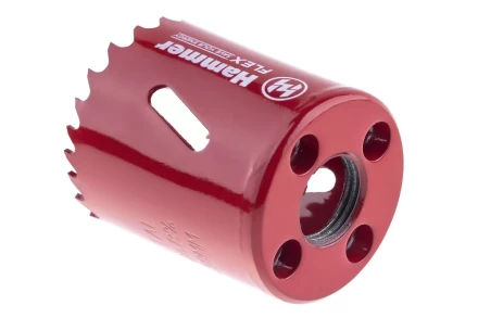 Коронка биметаллическая HAMMER Ф38х38мм 5/8&quot; BiMETALL (224-008) купить в Сургуте