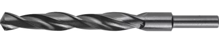 Сверло ЗУБР &quot;ТЕХНИК&quot; по металлу парооксидированное, быстрорежущая сталь, с проточенным хвостовиком, 14х160мм, 1шт 4-29605-160-14 купить в Сургуте