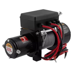 Лебедка автомобильная электрическая Denzel 52022 LB-2200, 2.2 т, 3.3 кВт, 12 В