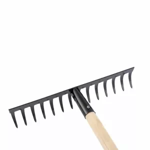 Грабли 14-зубые,360мм,с черенком,прямые СИБРТЕХ 61742 купить в Сургуте