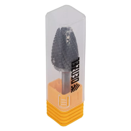 Борфреза по металлу твердосплавная Denzel, параболическая, тип-F, 16 мм 72046 купить в Сургуте