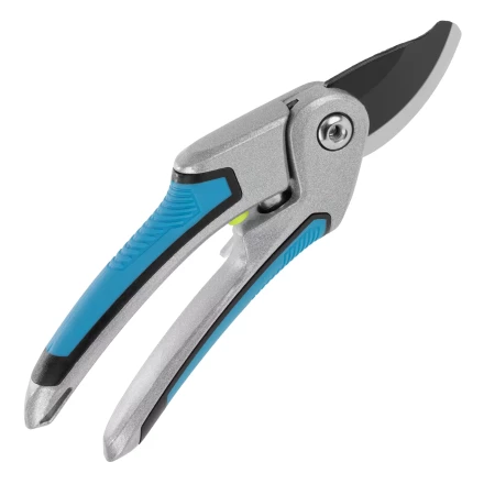 Секатор прямого реза  Palisad, 215 мм, регулировка захвата, трехкомпонентные рукоятки, LUXE, 60460 купить в Сургуте