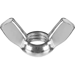 Гайка ЗУБР барашковая, DIN 315, оцинкованная,  M4, ТФ0, 8000 шт. 4-303730-04