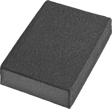 Губки шлифовальные DEXX четырехсторонняя, AL2O3 средняя жесткость, Р180, 100х68х26мм 35637-180 купить в Сургуте