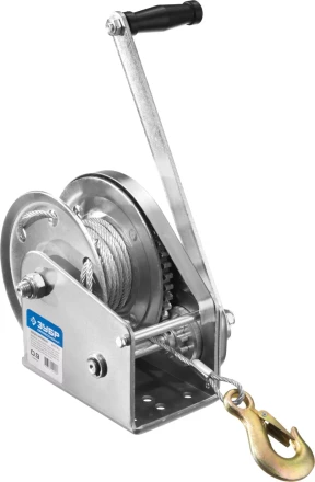 Лебедка ручная барабанная ЗУБР &quot;ПРОФЕССИОНАЛ&quot;, подъемная, тросовая, 0,9т, 8м 43117-0.9 купить в Сургуте