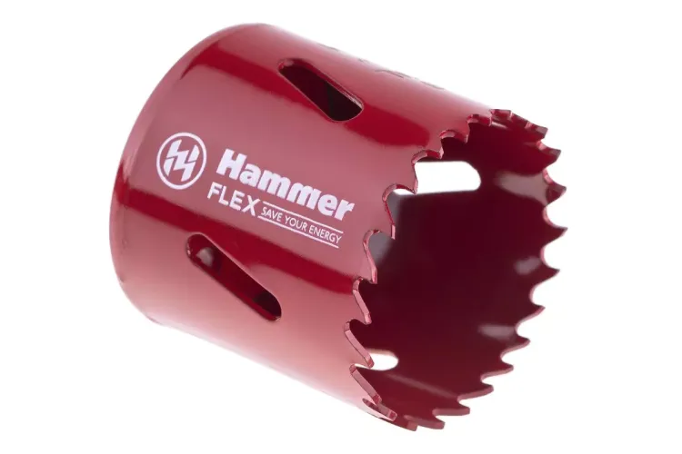 Коронка биметаллическая HAMMER Ф44х38мм 5/8" BiMETALL (224-009) купить в Сургуте