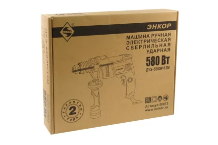Дрель ударная ДУЭ-580ЭР/13М 50073 купить в Сургуте