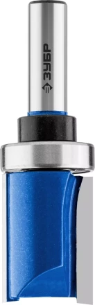 ЗУБР 28.6 x 38 мм, хвостовик 12 мм, фреза пазовая прямая с верхним подшипником, Профессионал (28756-28.6-38-12) купить в Сургуте