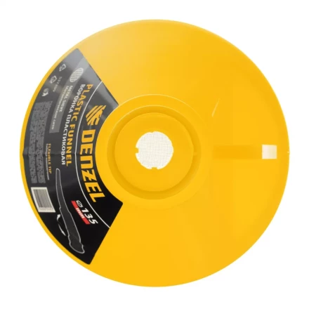 Воронка пластиковая 135 мм с металлическим ситом и гибким наконечником Denzel 537209 купить в Сургуте