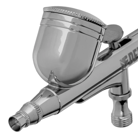 Аэрограф с верхним бачком AB1, 0.2/0.3/0.5 мм, 7 мл, 9 л/мин Denzel 57313 купить в Сургуте