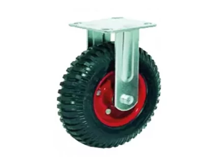 Колесо литое резиновое 160 мм PF160 с протектором и кронштейном 1031460 купить в Сургуте