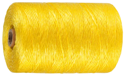 Шпагат ЗУБР d 1,8 мм 60 м 1200 текс 50 кгс желтый полипропиленовый шпагат 50037-060 купить в Сургуте