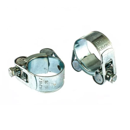 Хомуты металлические силовые 26-28 мм ширина 18 мм шарнирный W1 2 шт Сибртех 47509 купить в Сургуте