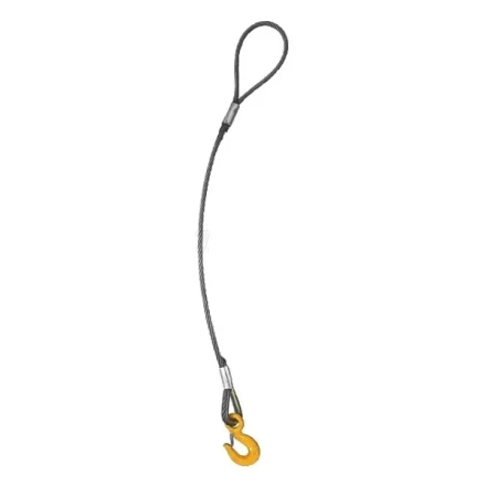 Строп канатный одноветвевой 1СК 1 т L=4.5 м с кч din 1.5 т канат din опрессовка купить в Сургуте