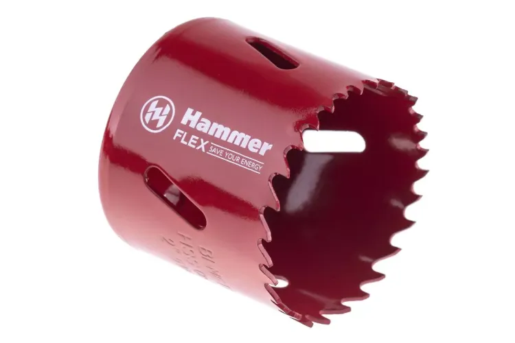 Коронка биметаллическая HAMMER Ф51х38мм 5/8" BiMETALL (224-010) купить в Сургуте