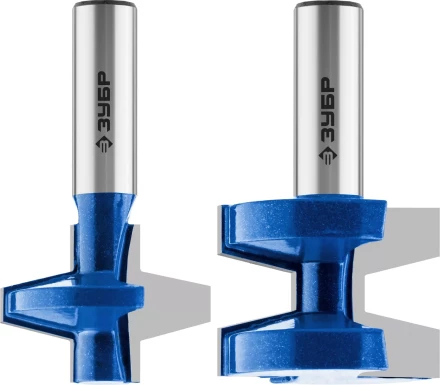 ЗУБР 38.1 x 28.6 мм, хвостовик 12 мм, набор фрез пазо-шиповых, Профессионал (28731-38.1-H2) купить в Сургуте