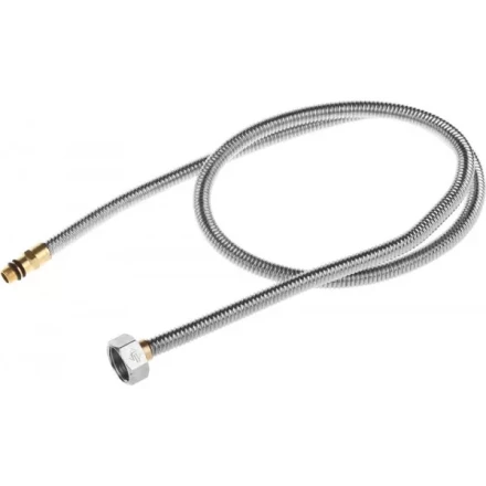 Подводка ЗУБР &quot;ЭКСПЕРТ&quot; сильфонная из нержавеющей стали, для смесителя, укороченная, г/ш (гайка-штуцер), 1/2&quot;, 1,0м 51012-100 купить в Сургуте