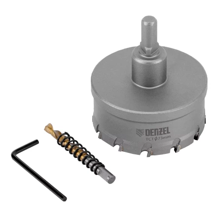 Коронка по металлу твердосплавная, 73 мм Denzel 724021 купить в Сургуте