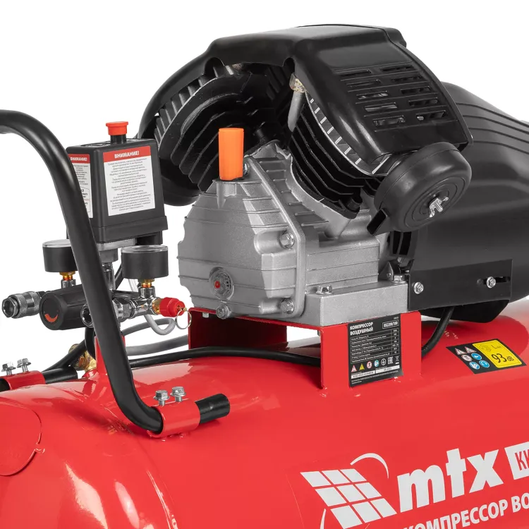 Компрессор воздушный MTX КК-2200/100, 2,2 кВт, 350 л/мин, 100 л, прямой привод, масляный купить в Сургуте