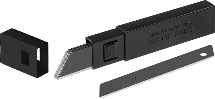 Лезвие OLFA BLACK MAX сегментированное, 18х100х0,5мм, 10шт OL-LBB-10B купить в Сургуте
