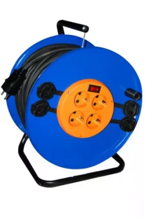 Удлинитель электрический силовой мет.катушка 50м 4 роз ЭНКОР 69583 купить в Сургуте