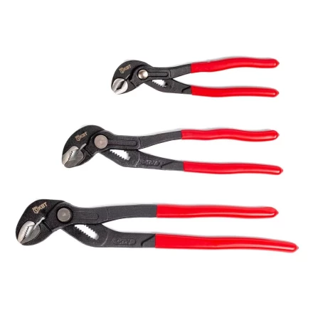 Набор переставных клещей КВТ НПК-03 с кнопочной фиксацией (85285) купить в Сургуте