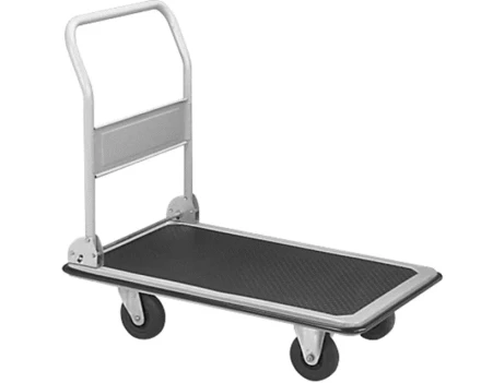 Тележка платформенная 800 кг TOR PH800 (1020х620) со складной ручкой (пластиковые колеса 125 мм) 1024685 купить в Сургуте