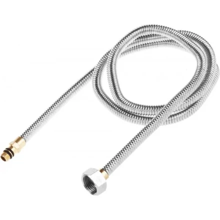 Подводка ЗУБР &quot;ЭКСПЕРТ&quot; сильфонная из нержавеющей стали, для смесителя, укороченная, г/ш (гайка-штуцер), 1/2&quot;, 1,2м 51012-120 купить в Сургуте