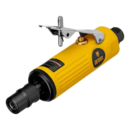 Пневмошлифмашина прямая Denzel 57464 PGS25000, 25000 об/мин, 10 шлиф. камней, цанга - 3, 6 мм, 113 л/мин купить в Сургуте