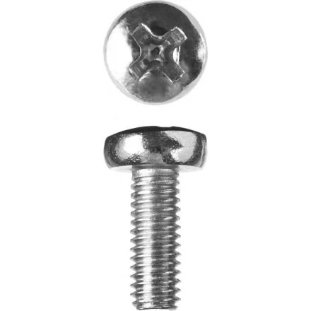 Винт ЗУБР &quot;МАСТЕР&quot; DIN 7985, класс прочности 4.8, оцинкованный, M6x16мм, 5кг 303150-06-016 купить в Сургуте