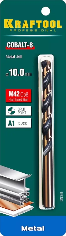 Сверло по металлу HSS-Co 29656-10 купить в Сургуте