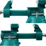 Тиски KRAFTOOL Reversible слесарные 32705-165 купить в Сургуте