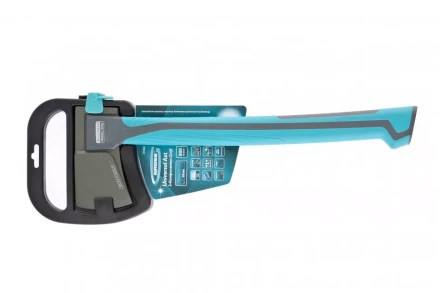 Топор универсальный 800 гр кованый тефлоновое покрытие двухкомпонентное пластиковое топорище 450 мм Gross 21452 купить в Сургуте