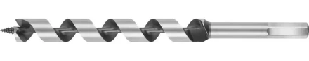Сверло по дереву, спираль Левиса, HEX хвостовик, URAGAN 29465-235-18, d=18х235мм 29465-235-18 купить в Сургуте