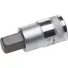 Торцовая бита-головка KRAFTOOL "INDUSTRIE QUALITAT", материал S2, HEX, сатинированная, 1/2", H14 27908-14_z01 купить в Сургуте