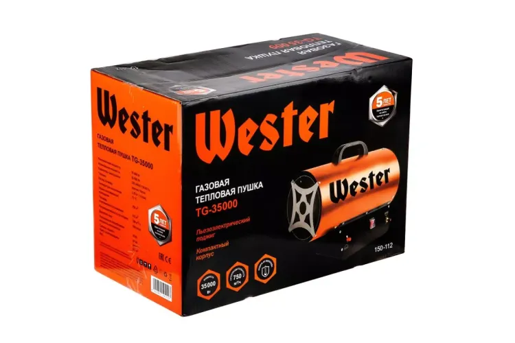 Тепловая пушка WESTER TG-35000 купить в Сургуте