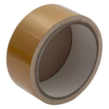 Лента клейкая двусторонняя, 38 мм х 5 м, на тканевой основе Сибртех 887105 купить в Сургуте