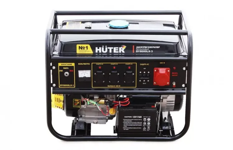 Бензогенератор Huter DY8000LX-3 купить в Сургуте