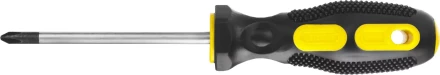 Отвертка STAYER &quot;MASTER&quot;, двухкомпонентная рукоятка, магнитный наконечник, PH2x100мм 2510-2-10_z01 купить в Сургуте