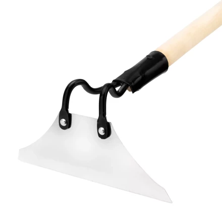 Мотыга, нержавеющая сталь, 220х85х1300 мм, деревянный черенок Сибртех 62374 купить в Сургуте