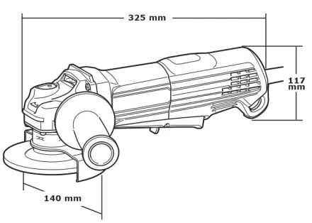 Шлифмашина угловая MAKITA GA5050R купить в Сургуте