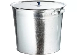 Бак для воды Россия оцинкованный с крышкой (крышка с ручкой) 32л, без крана 67549